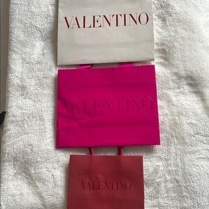 Valentino Garavani Red, Pink, and Brown Bags